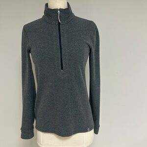 Stio Gray Quarter-Zip Fleece, X-Small